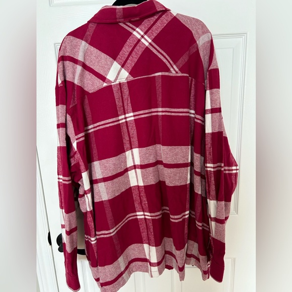 George Plus Size Plaid Shacket - Picture 5 of 5